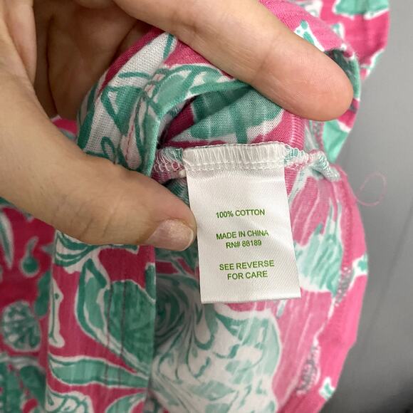 Lilly Pulitzer Cassie Pink Scorpion Bowl Holy Grail Knit Preppy Mini Dress S - Picture 2 of 8